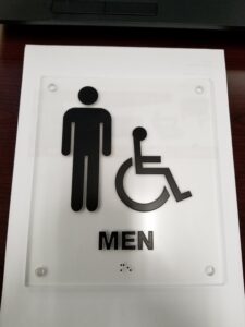 ADA signage