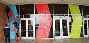 Exterior graphics installation