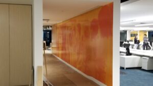 Wall covering installation