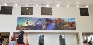 Exterior graphics installation