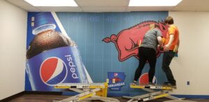 Wall covering installation