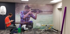 Wall covering installation