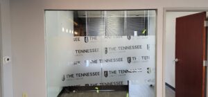Interior graphics installation